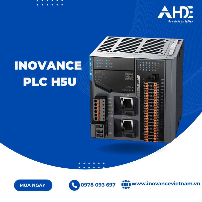 PLC H5U Inovance
