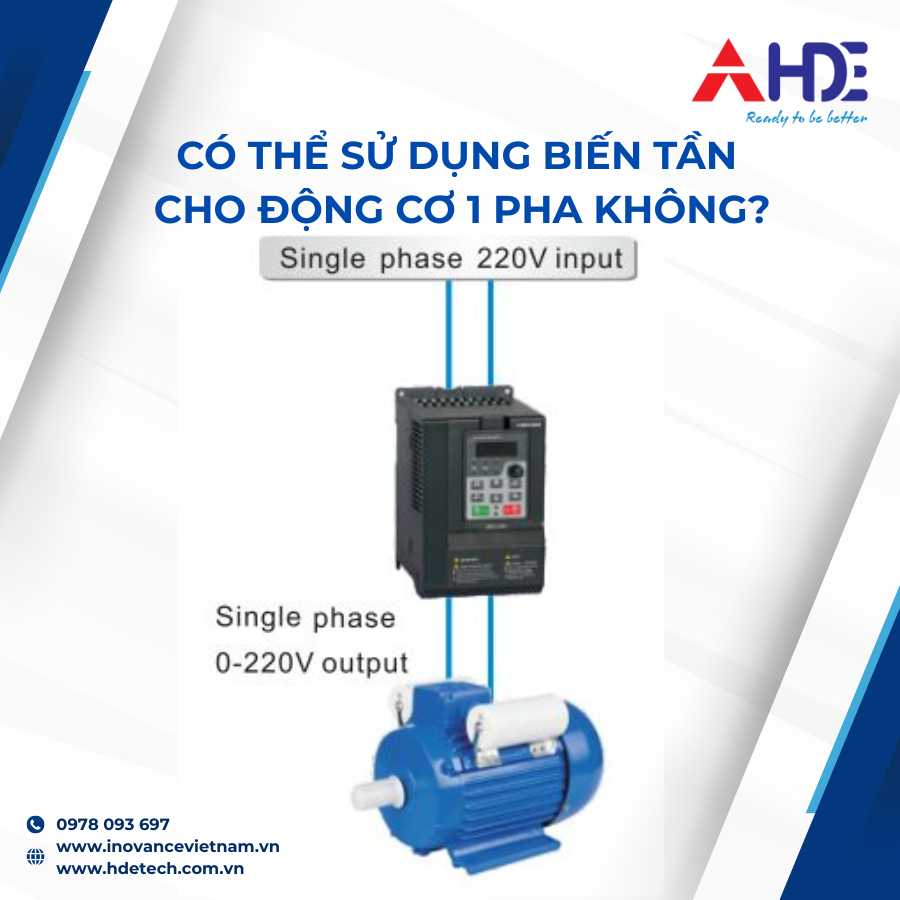 Có Thể Sử Dụng Biến Tần Cho Động Cơ 1 Pha Để Tăng Cường Hiệu Suất Không?