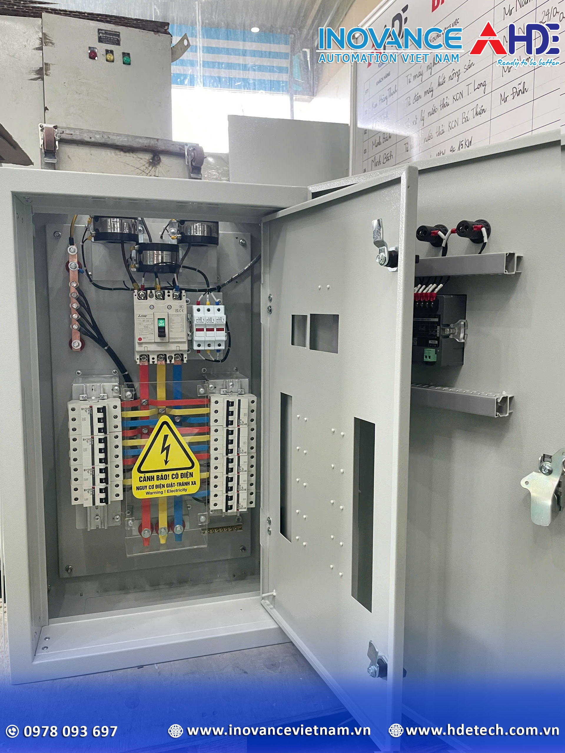 HDE là đơn vị uy tín chuyên thiết kế và lắp đặt tủ điện công nghiệp
