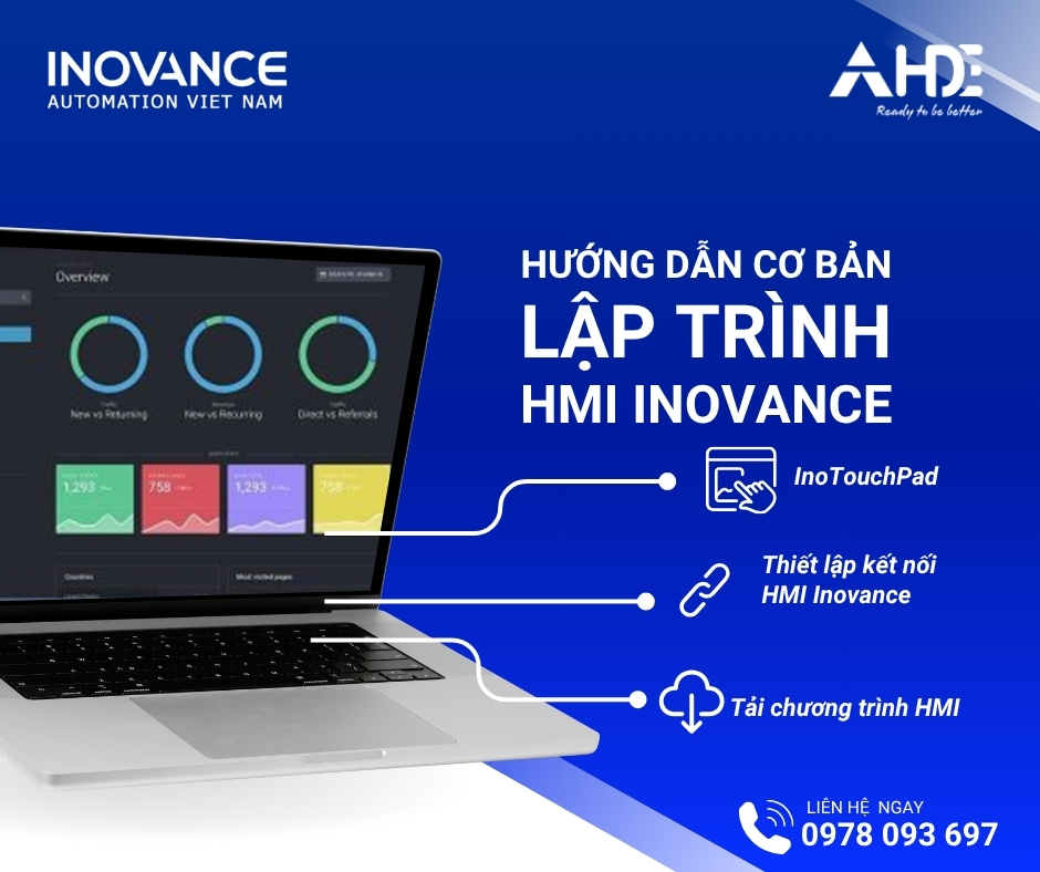 Hướng dẫn lập trình HMI Inovance – Đơn Giản – Dễ Hiểu Nhất