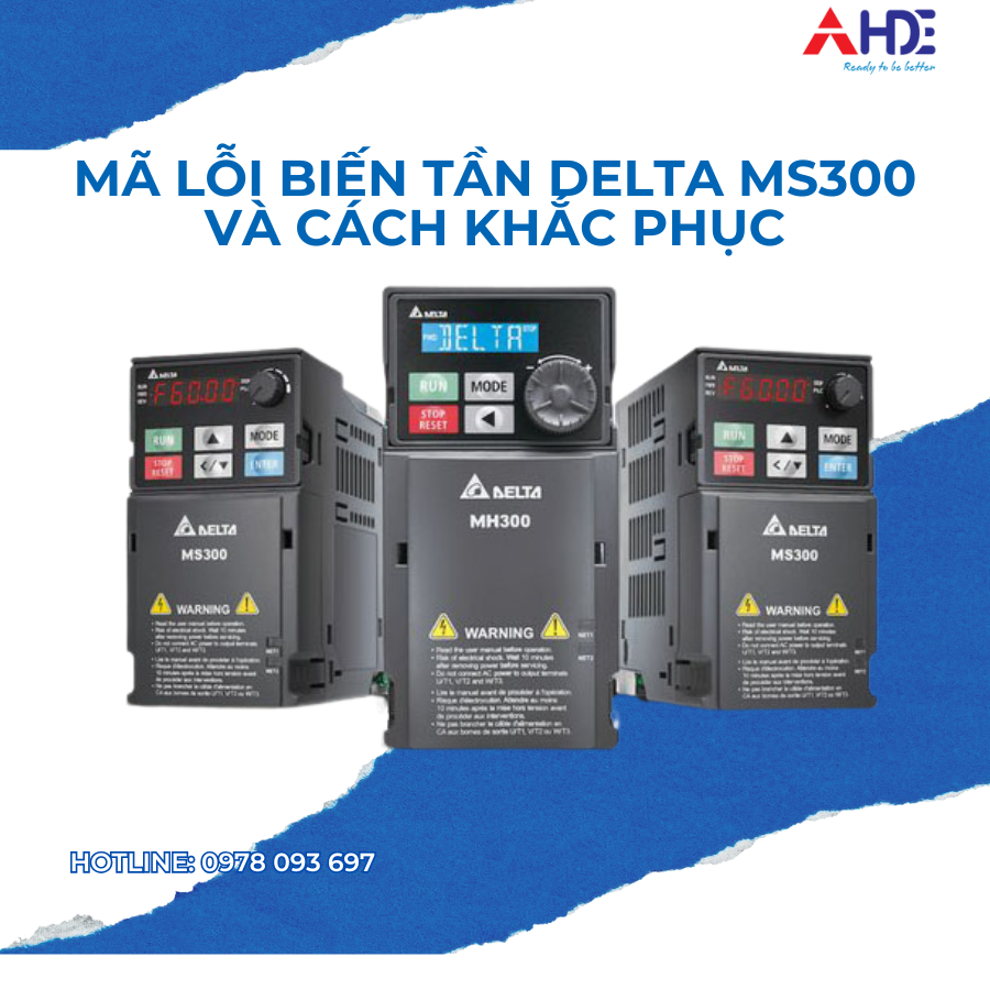 Mã lỗi biến tần Delta MS300