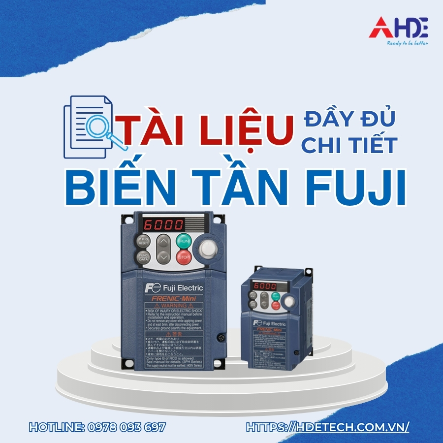 Tài liệu biến tần Fuji Đầy Đủ- Tài Liệu Tiếng Việt Biến Tần Fuji