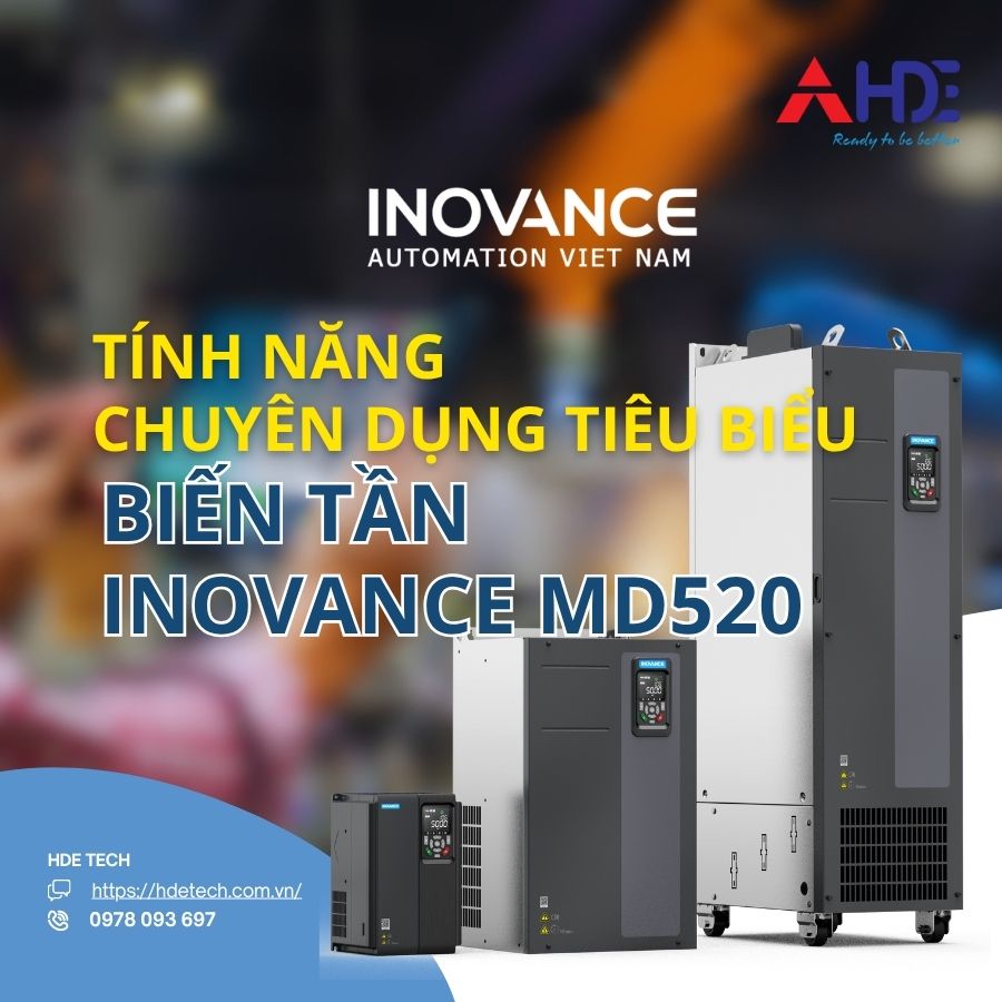 Những Tính Năng Chuyên Dụng Tiêu Biểu Biến Tần Inovance MD520
