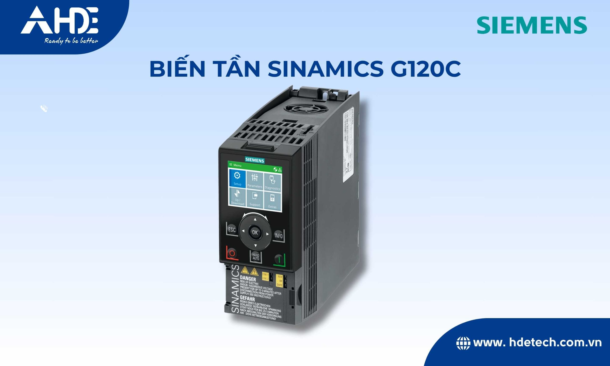 Biến tần Siemens Sinamics g120c