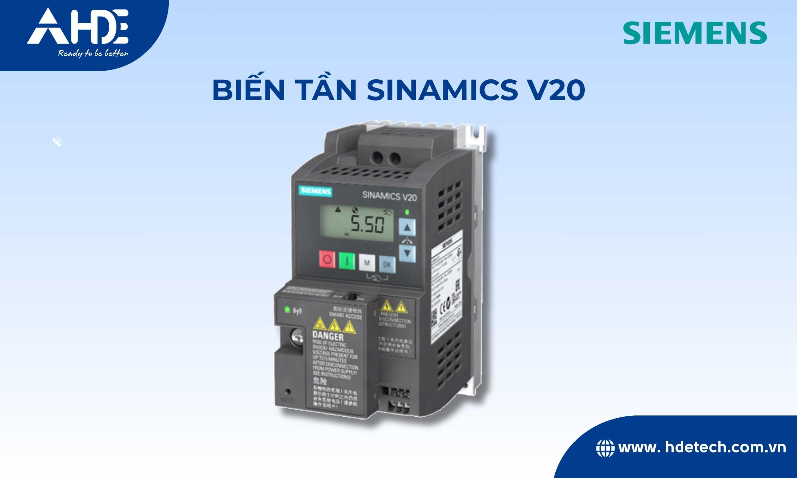 Biến tần Siemens Sinamics v20