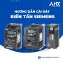 Hướng Dẫn Cài Đặt Biến Tần Siemens (Có Tài Liệu Tiếng Việt)