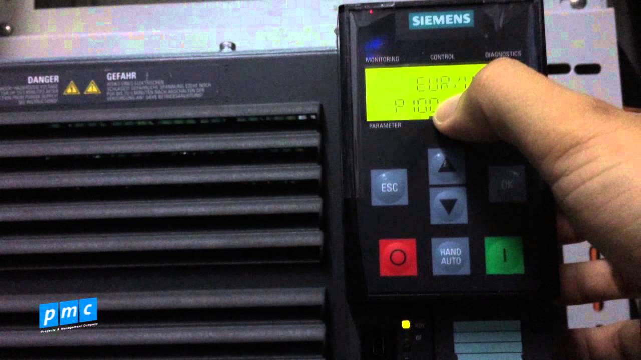 Cài đặt biến tần Siemens