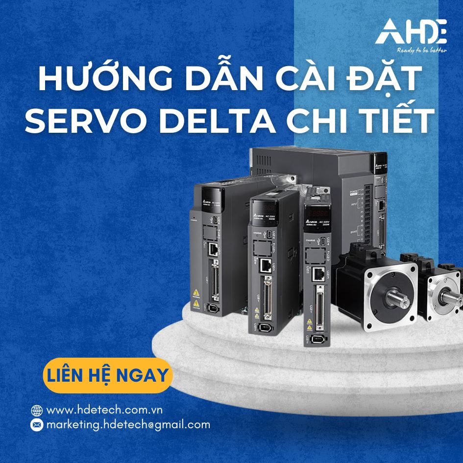 Hướng Dẫn Cài Đặt Servo Delta Chi Tiết Từ A-Z