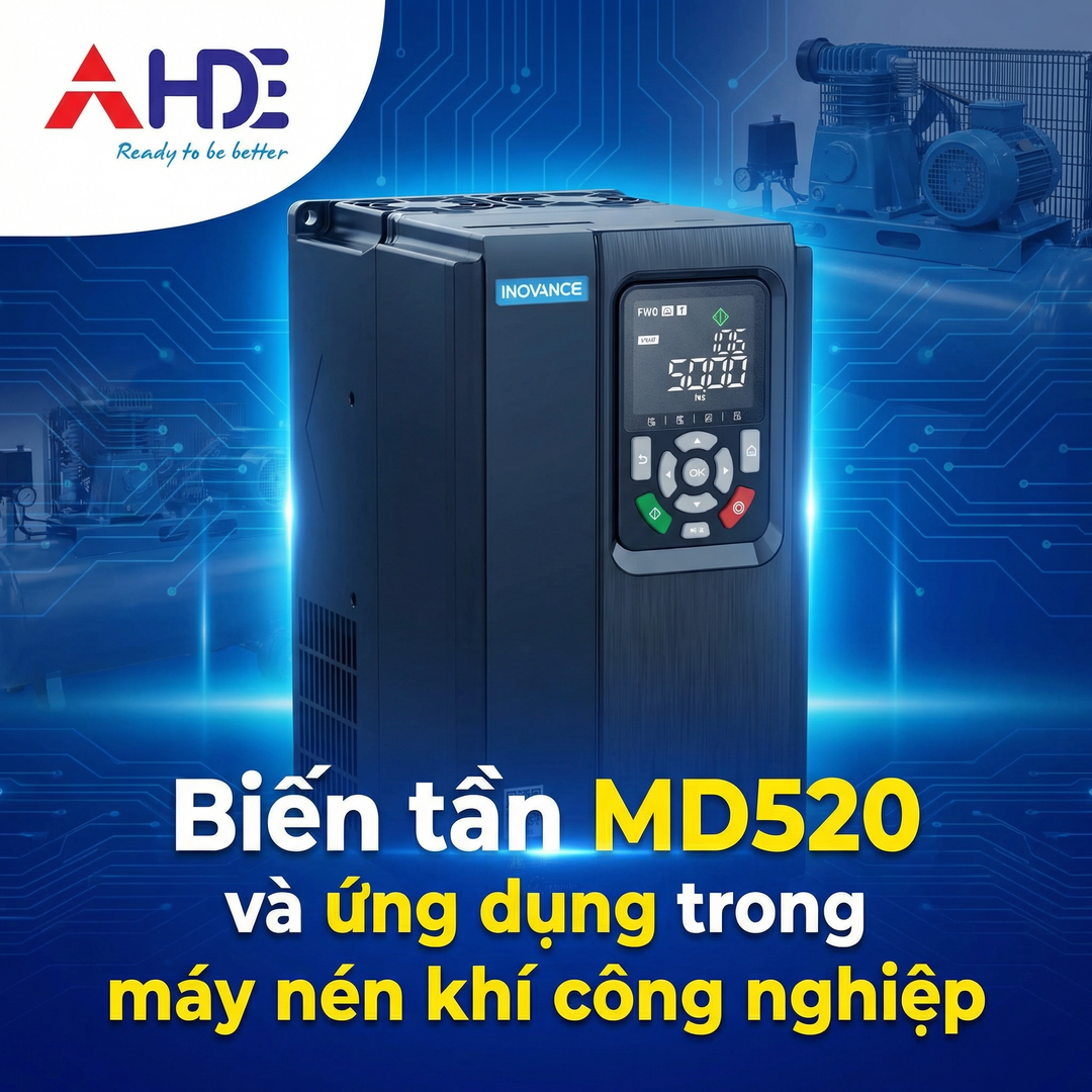 Biến tần MD520 cho máy nén khí