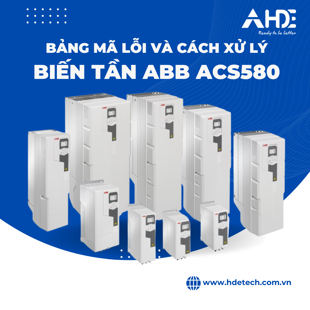 Bảng mã lỗi biến tần ABB ACS580