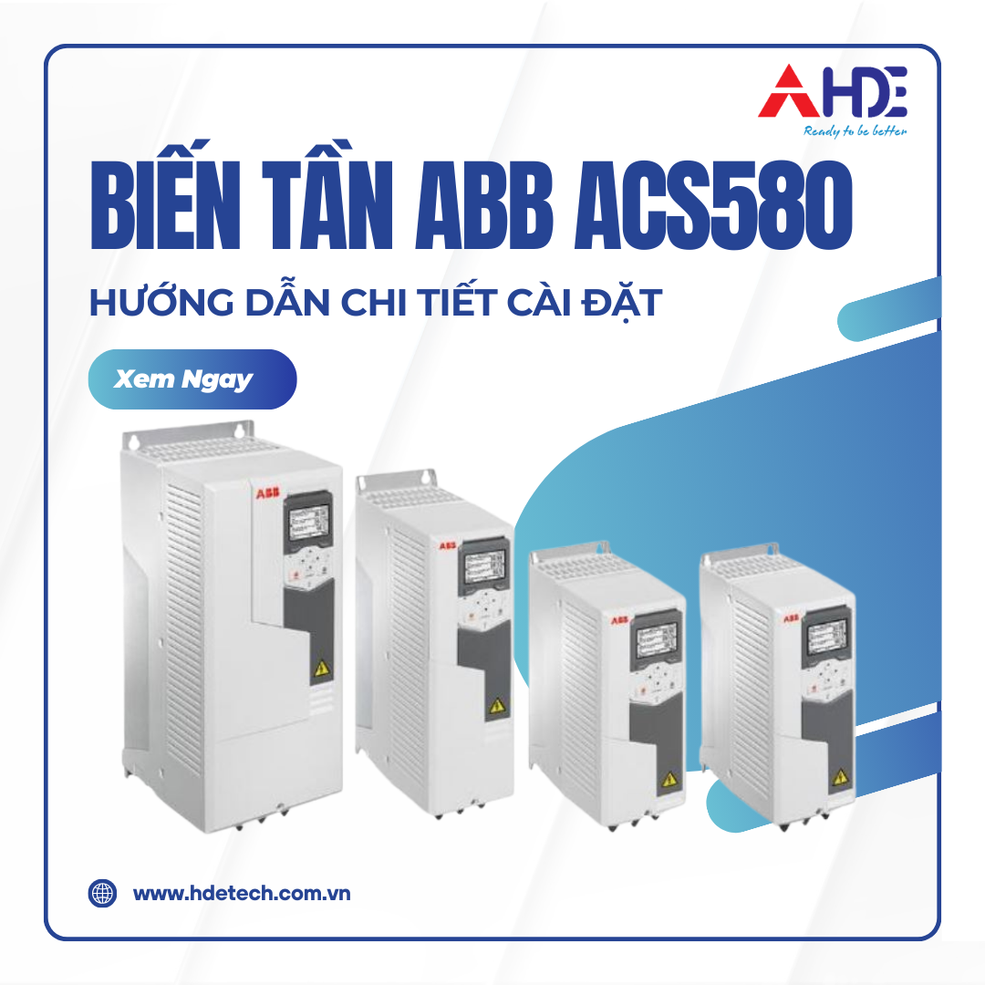 Cài đặt biến tần ABB ACS580