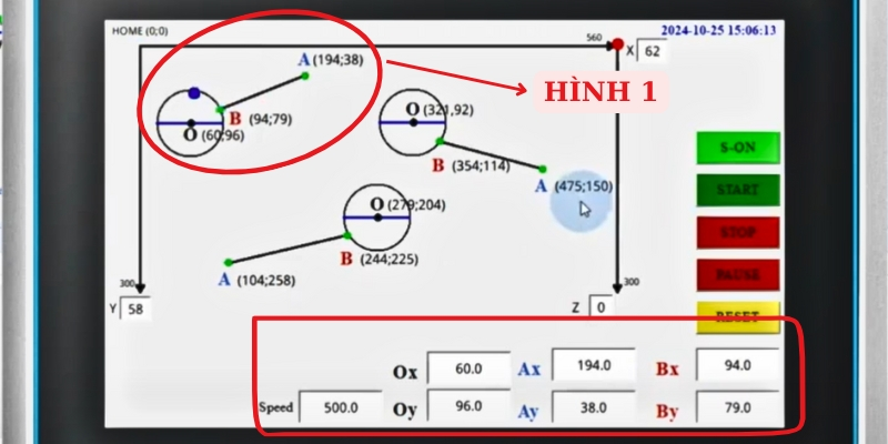 Lập trình PLC Inovance H5U điều khiển nội suy