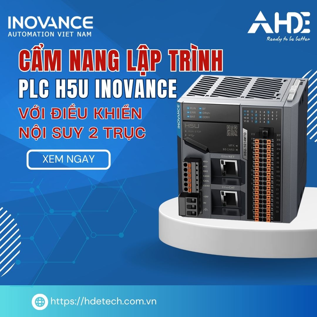 Lập trình PLC H5U Inovance