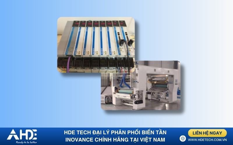 Giải pháp biến tần MD810 trong máy cán màng không dung môi