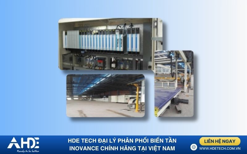 Giải pháp biến tần MD810 trong dây chuyền sản xuất giấy carton tự động