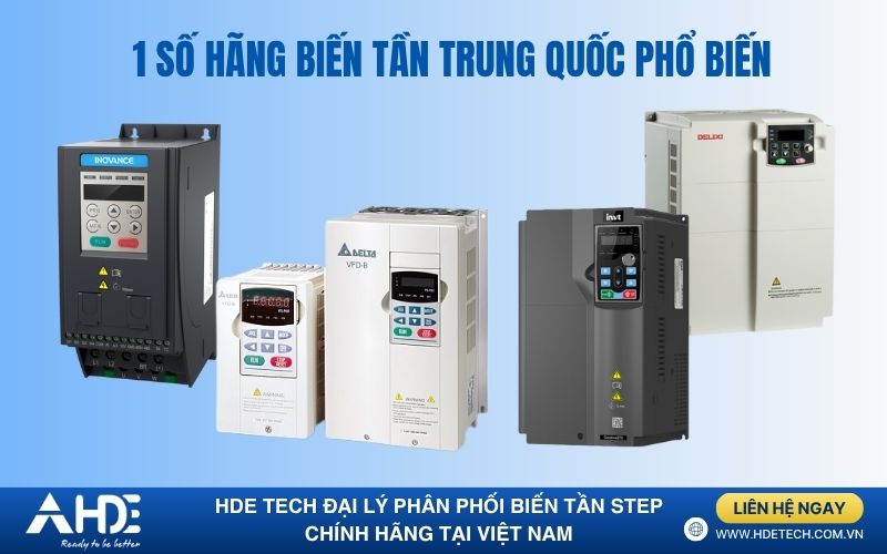 1 số hãng biến tần Trung Quốc phổ biến tại Việt Nam