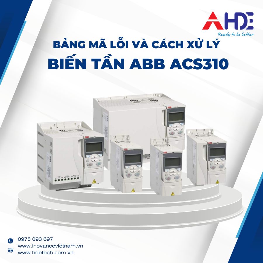 Bảng mã lỗi biến tần ABB ACS310