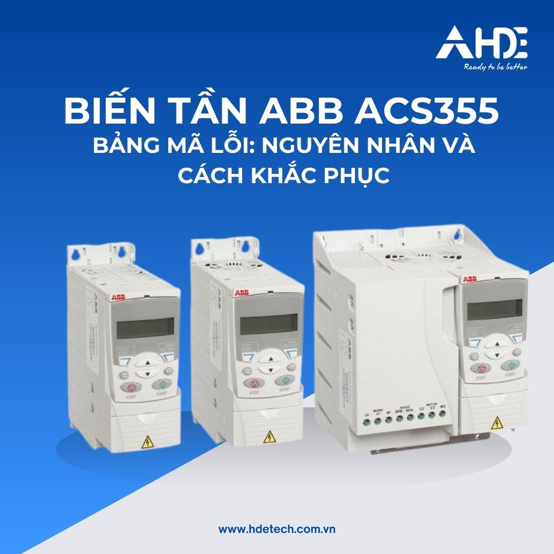 Bảng mã lỗi biến tần ABB ACS355