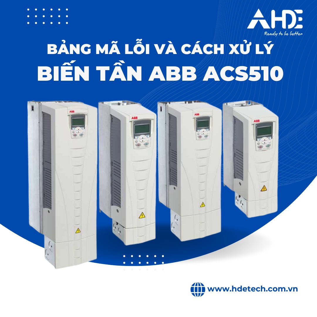 Bảng mã lỗi biến tần ABB ACS510