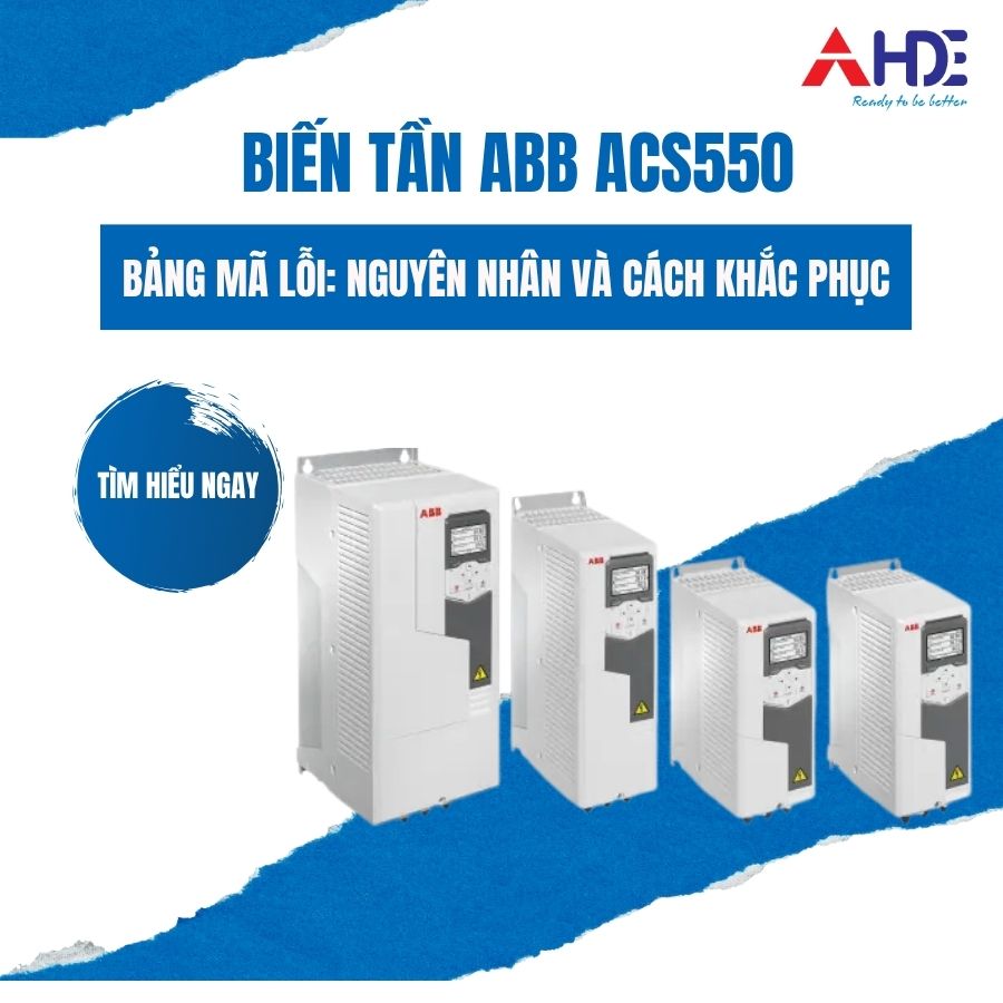 Bảng mã lỗi biến tần ABB ACS550