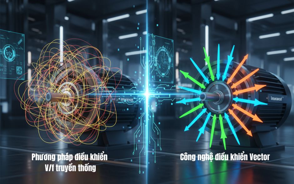 Công nghệ điều khiển vector trên biến tần Inovance