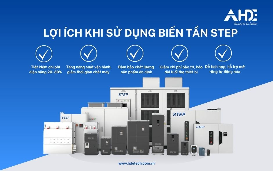 Lợi ích của biến tần Step