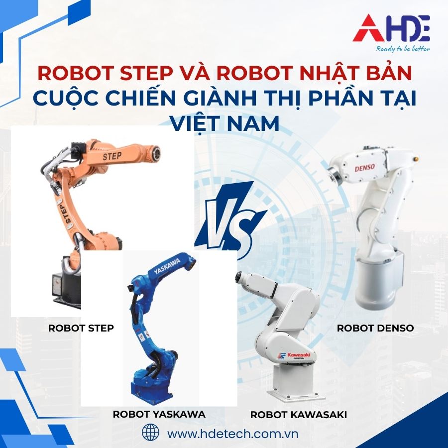 So sánh robot Step và robot Nhật Bản