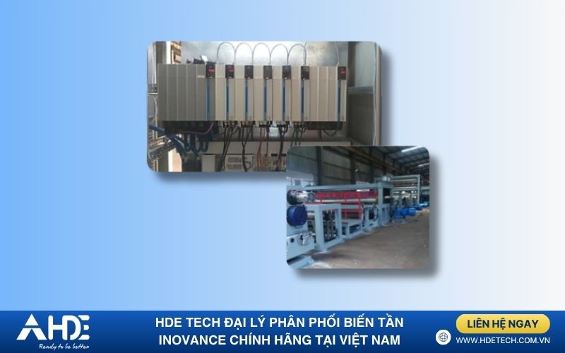 Giải pháp biến tần MD810 cho máy cán màng nhựa