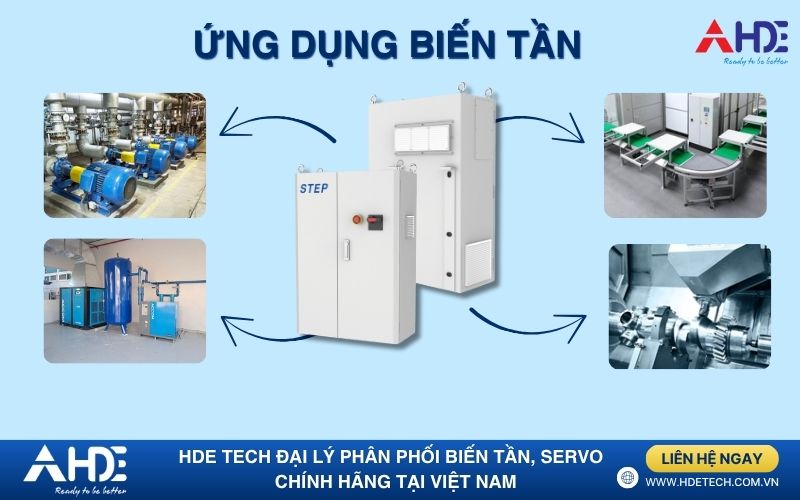 Ứng dụng biến tần Step