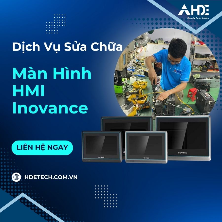 Sửa chữa màn hình HMI Inovance