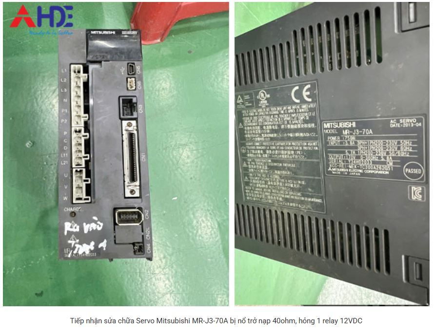 Sửa chữa Servo Mitsubishi