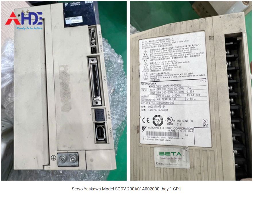 Sửa chữa Servo Yaskawa