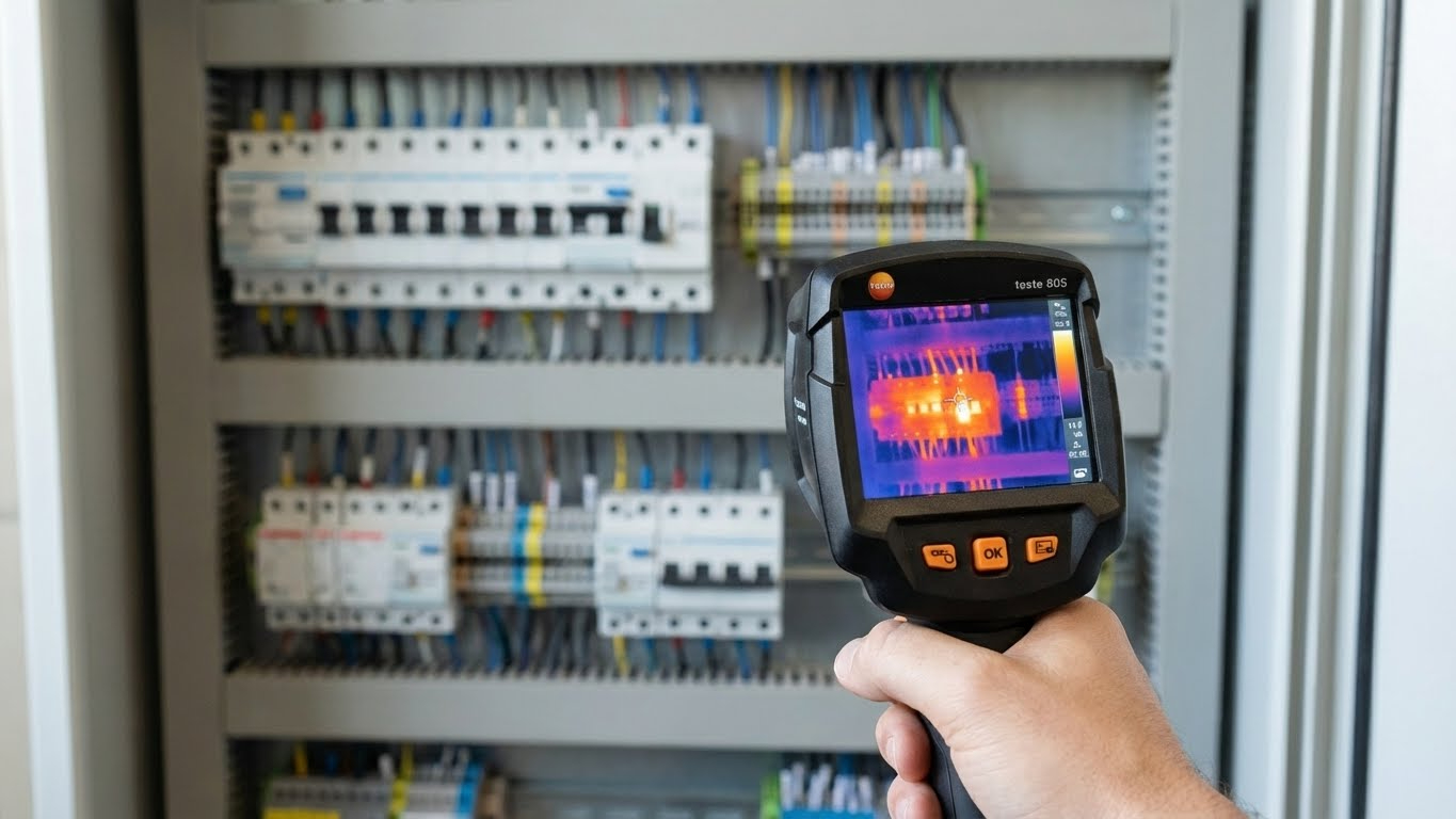 Đo nhiệt tủ điện