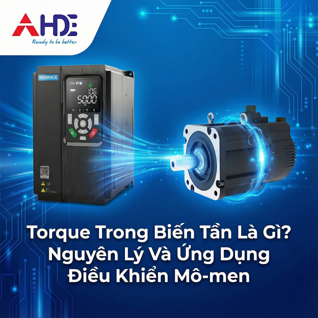 Torque Trong Biến Tần Là Gì? Nguyên Lý Và Ứng Dụng Điều Khiển Mô-men