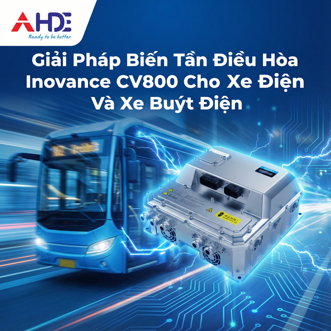 Khám Phá Giải Pháp Biến Tần Điều Hòa Inovance CV800 Cho Xe Điện Và Xe Buýt Điện