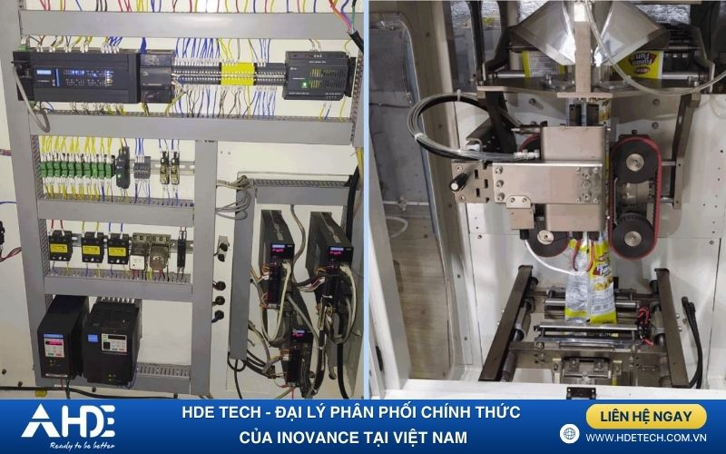 Giải pháp tự động hóa Inovance cho máy đóng gói