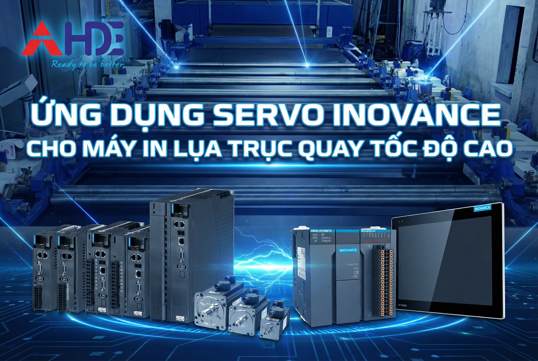 Giải pháp Inovance cho máy in lụa trục quay
