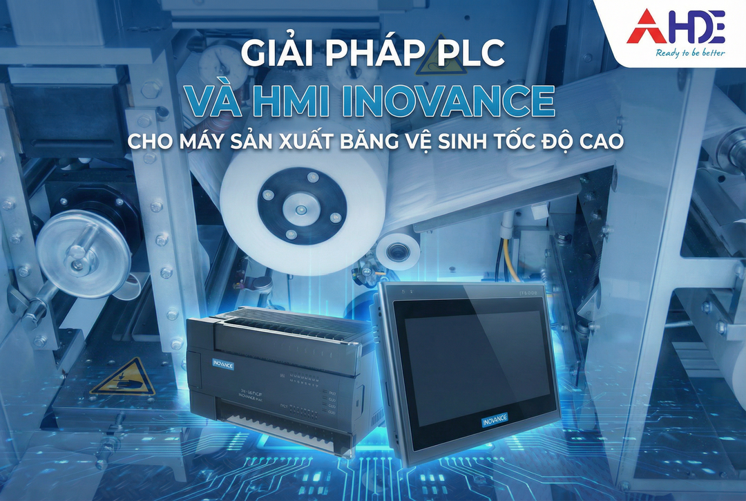Giải pháp Inovance cho máy sản xuất băng vệ sinh