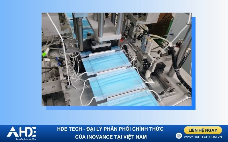 Giải pháp Inovance cho máy sản xuất khẩu trang