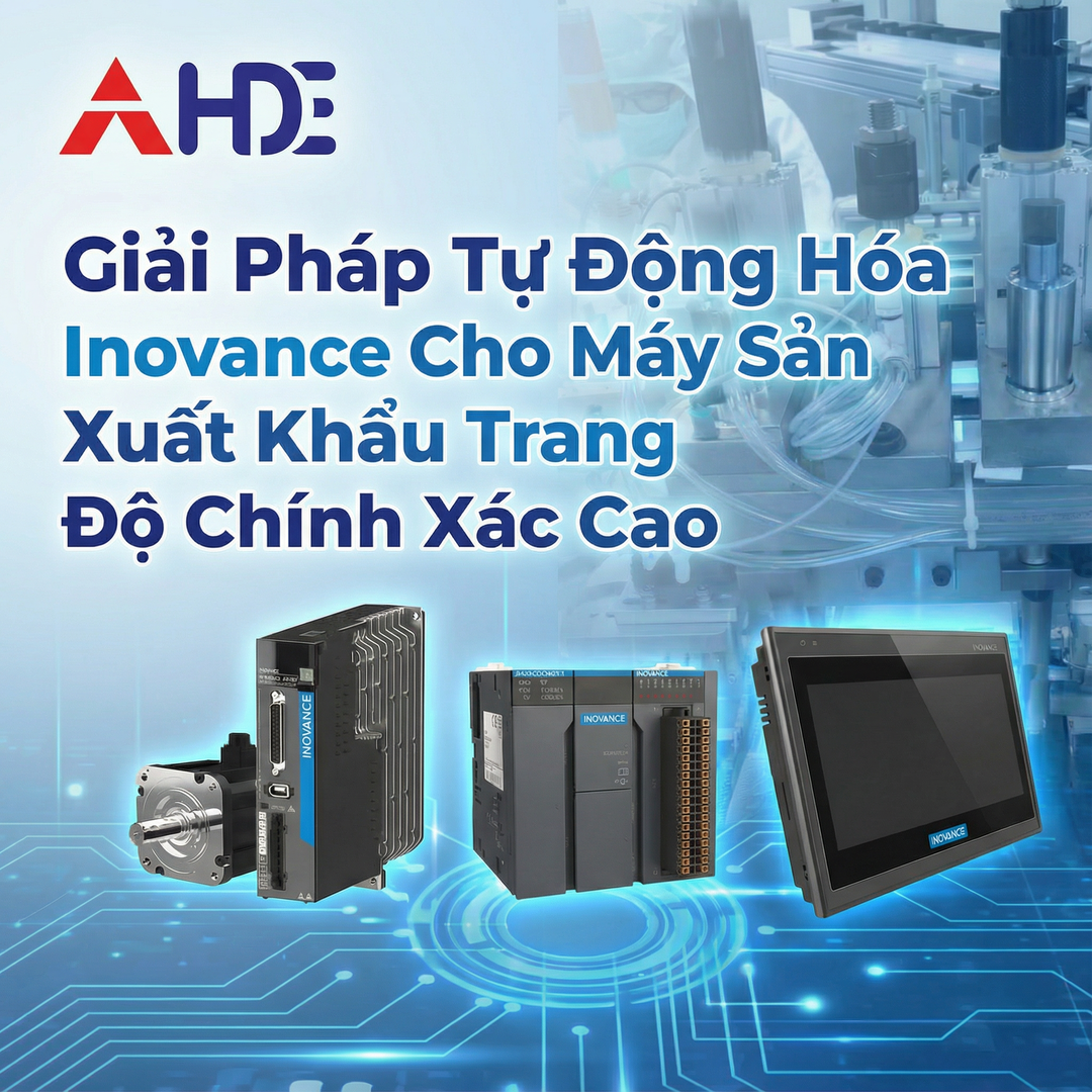 Giải pháp Inovance cho máy sản xuất khẩu trang