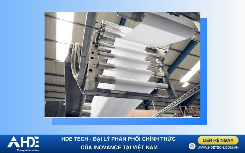 Giải pháp Inovance cho máy cắt muỗng giấy