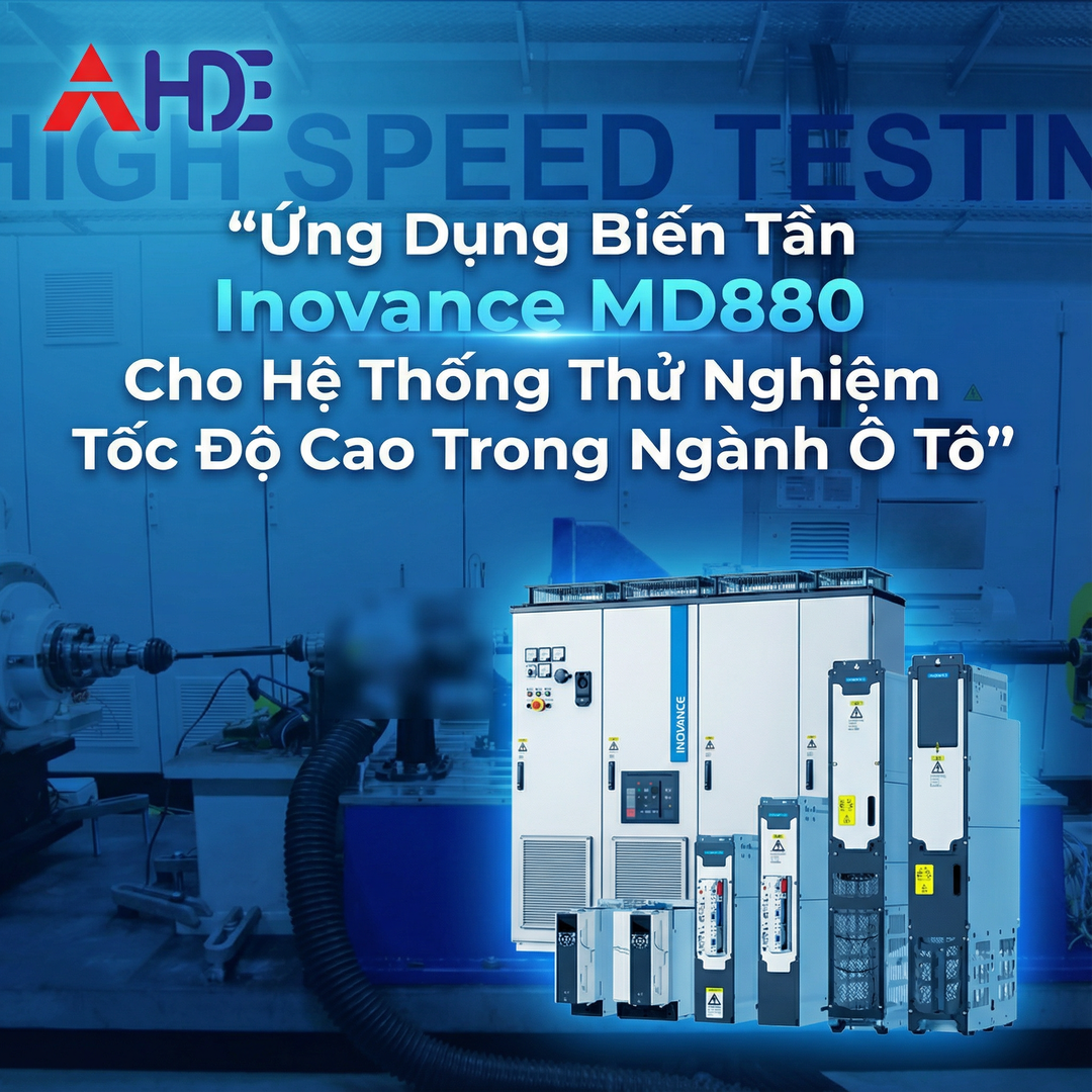 Tự động hóa Inovance trong hệ thống thử nghiệm tốc độ cao ô tô
