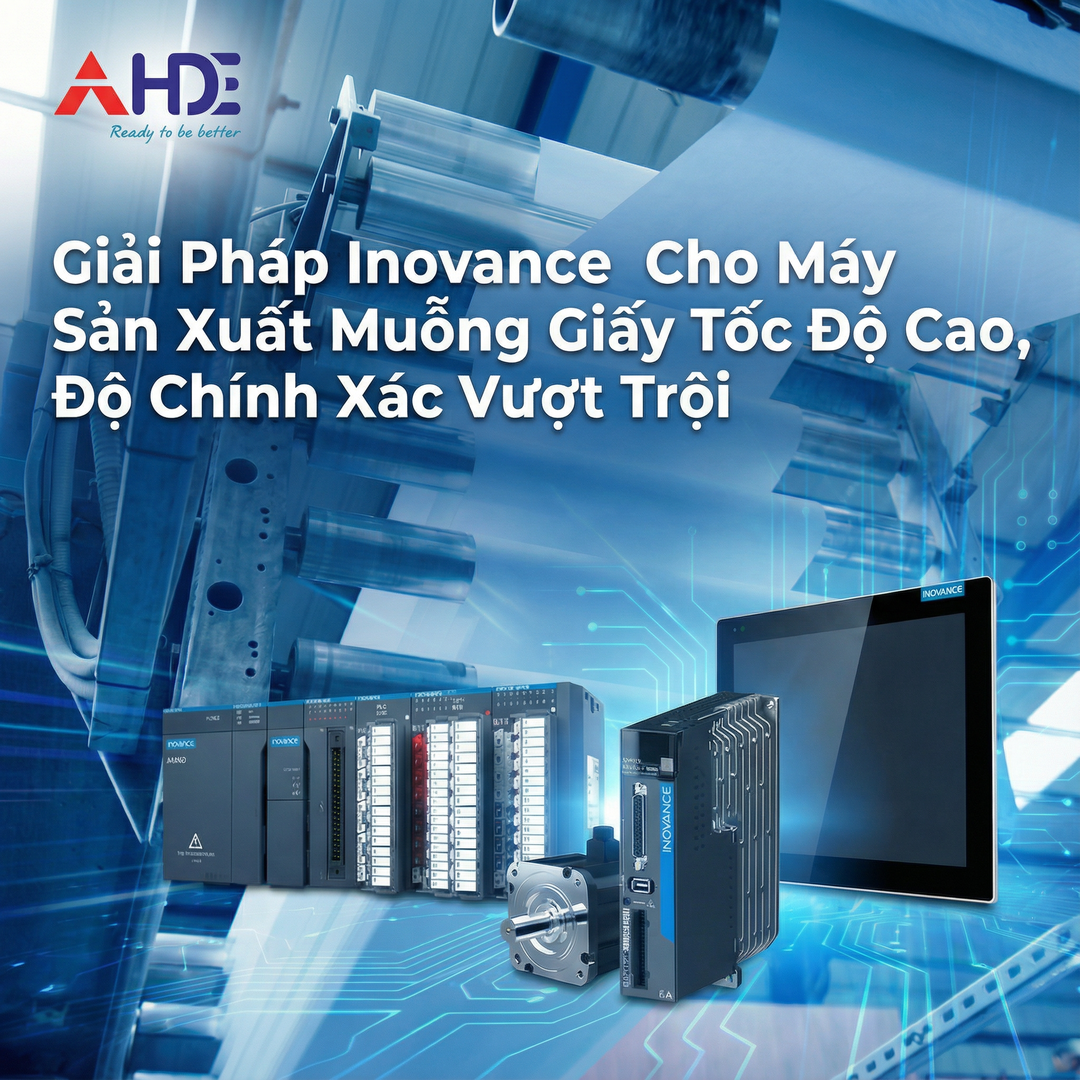 Giải pháp Inovance cho máy cắt muỗng giấy