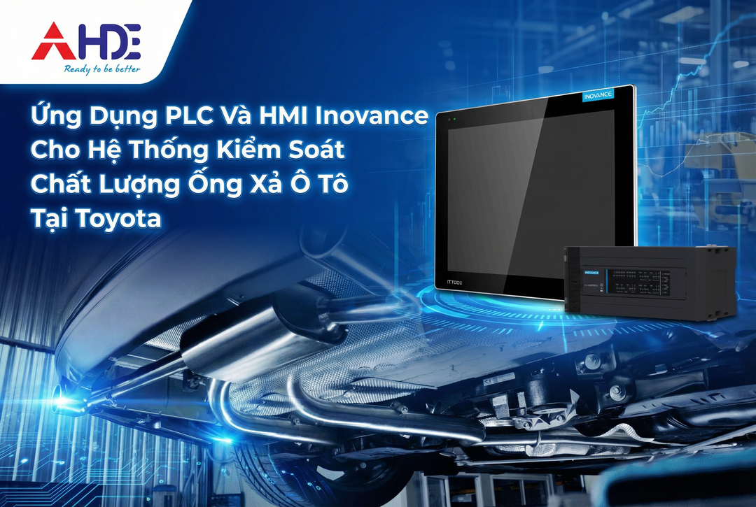 Giải pháp tự động hóa Inovance cho hệ thống ống xả ô tô