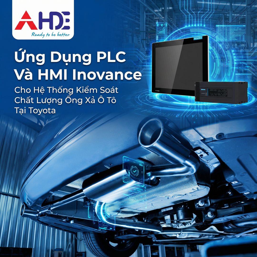 Giải pháp tự động hóa Inovance cho hệ thống ống xả ô tô