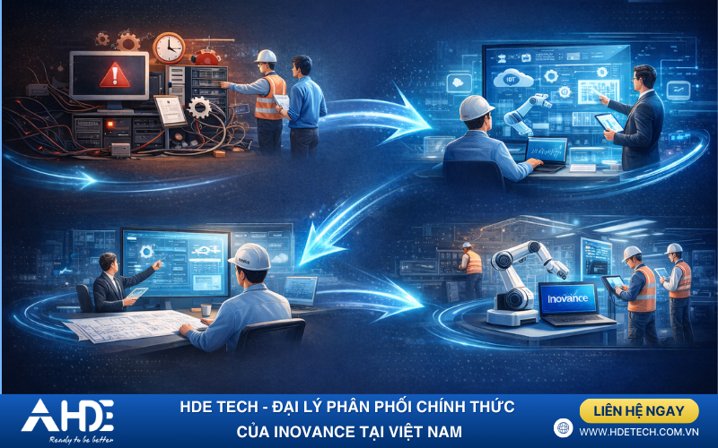 Chuyển đổi hệ thống cũ sang Inovance