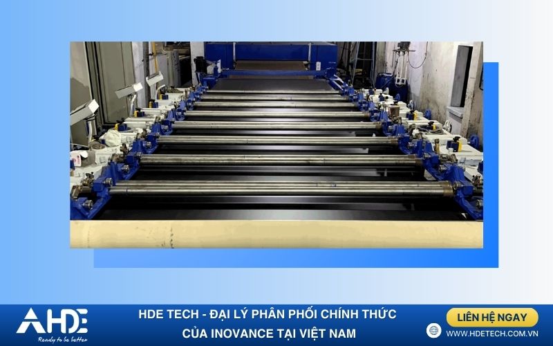 Giải pháp Inovance cho máy in lụa trục quay