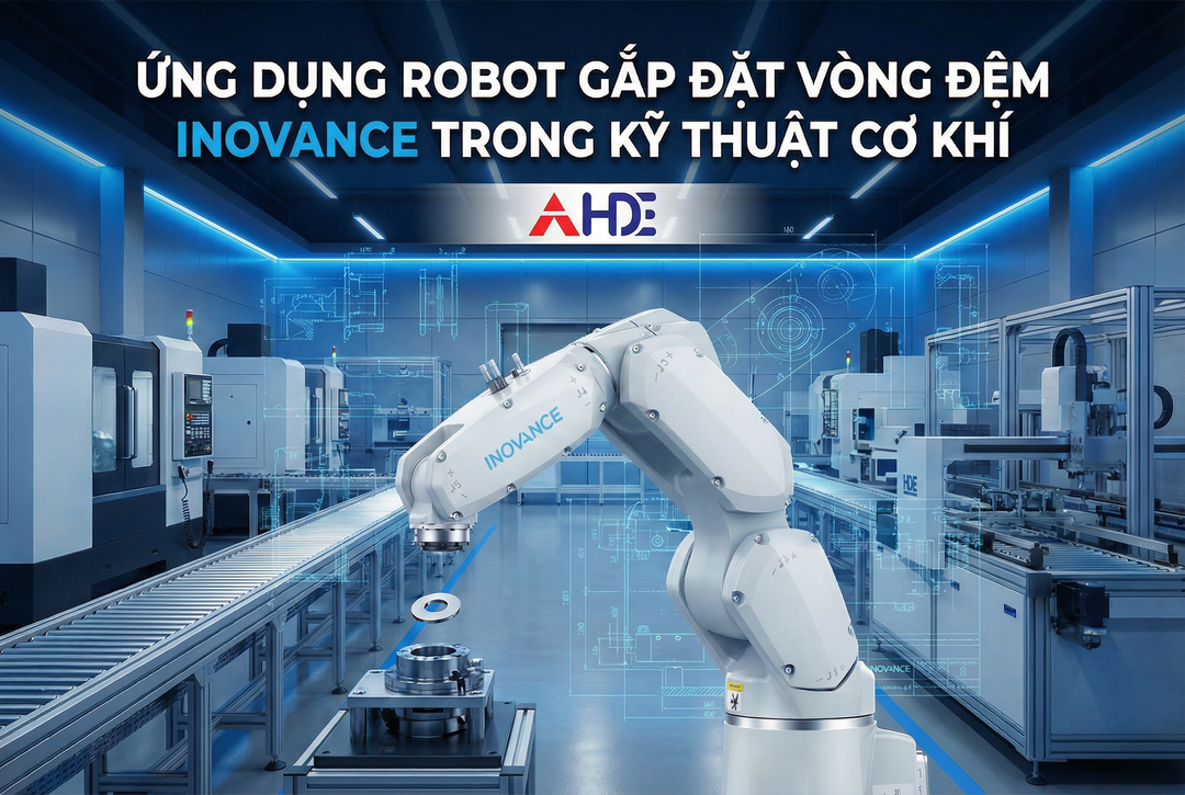 Ứng dụng Robot gắp đặt vòng đệm Inovance