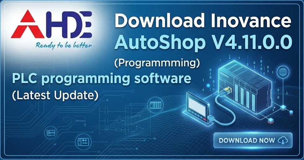 Phần mềm lập trình PLC Autoshop Inovance V4.11.0.0