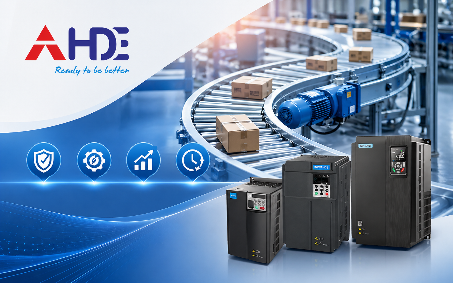 Ứng dụng biến tần cho băng tải